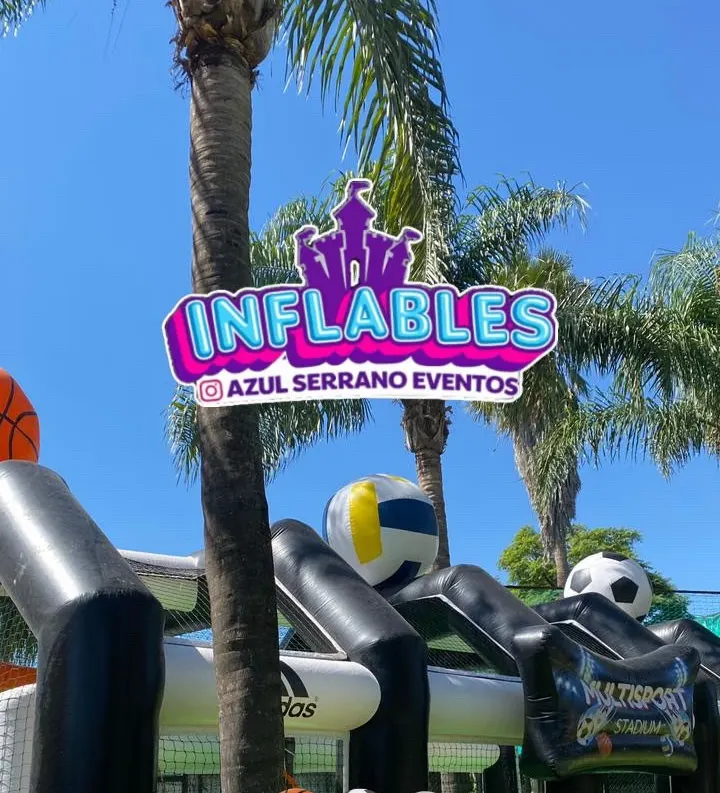 Cancha Multijuegos 3 en 1 para alquilar, Azul Serrano Eventos